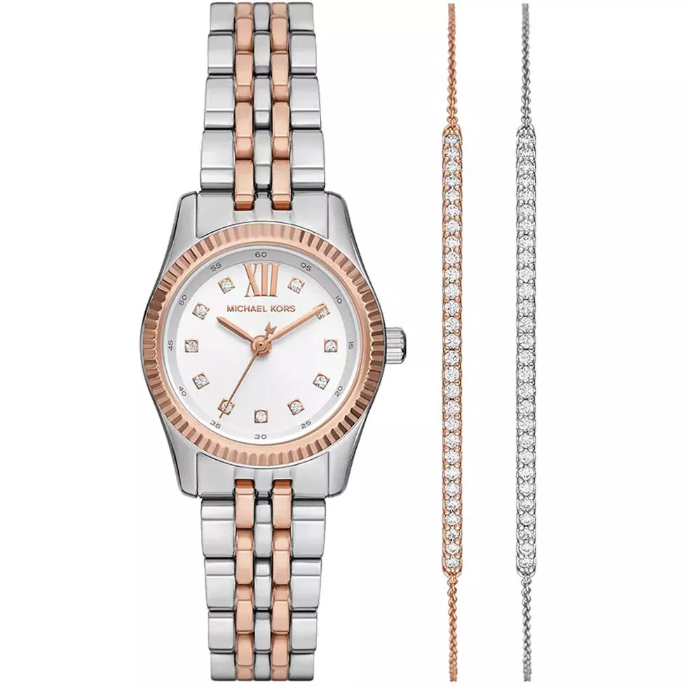 Michael Kors Lexington Rose Gold  Watch Set 26mm