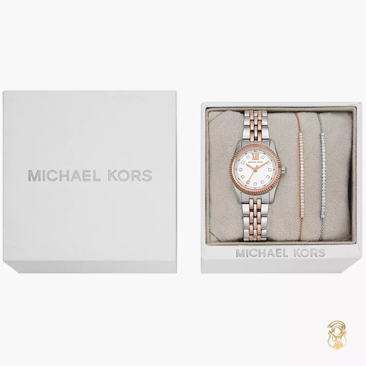 Michael Kors Lexington Rose Gold  Watch Set 26mm