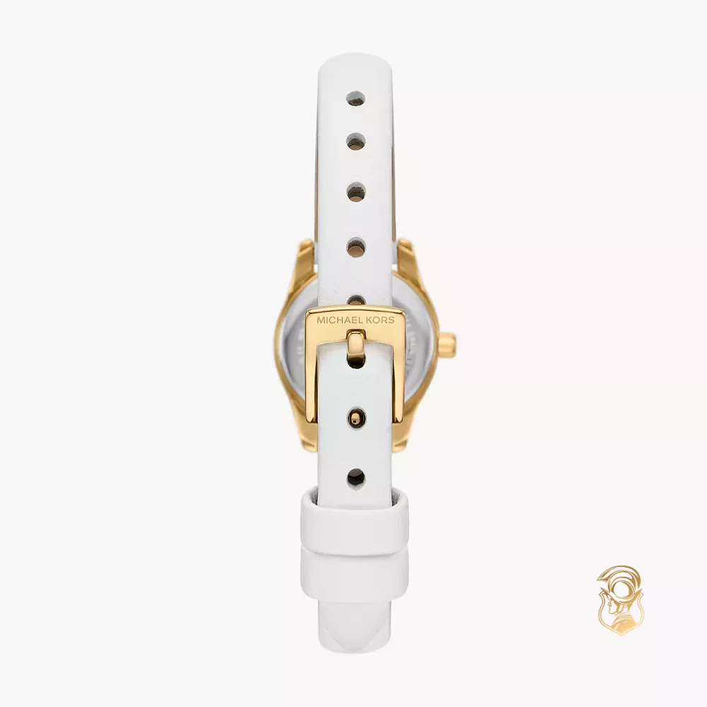 Michael Kors Lexington Three-Hand White Watch 19mm