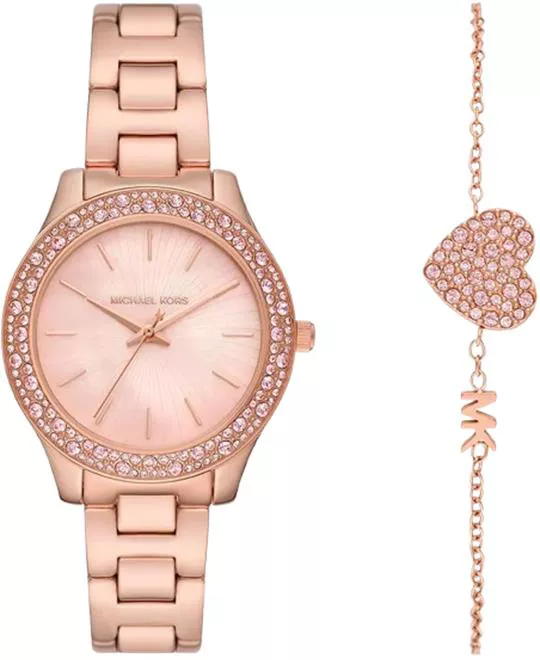 Michael Kors Liliane Three-Hand Set Watch 36mm