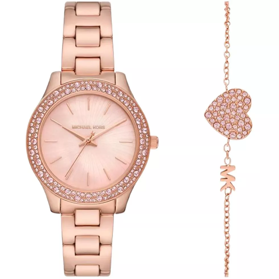 Michael Kors Liliane Three-Hand Set Watch 36mm