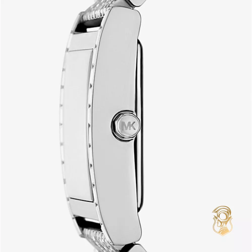 Michael Kors Limited-Edition Georgie Pavé Silver-Tone Watch 34mm