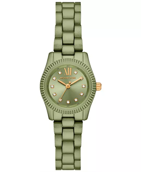 Michael Kors Limited-Edition Petite Lexington Green-Tone Watch 26mm