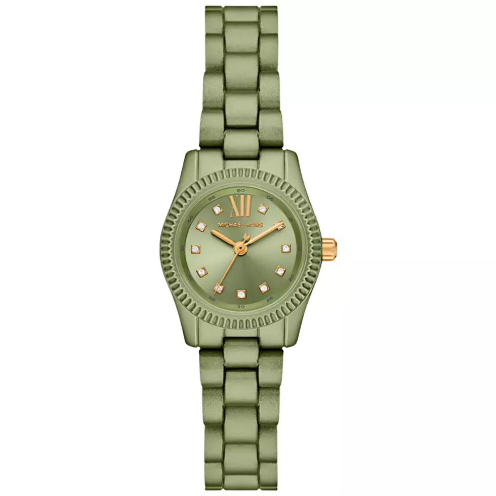 Michael Kors Limited-Edition Petite Lexington Green-Tone Watch 26mm