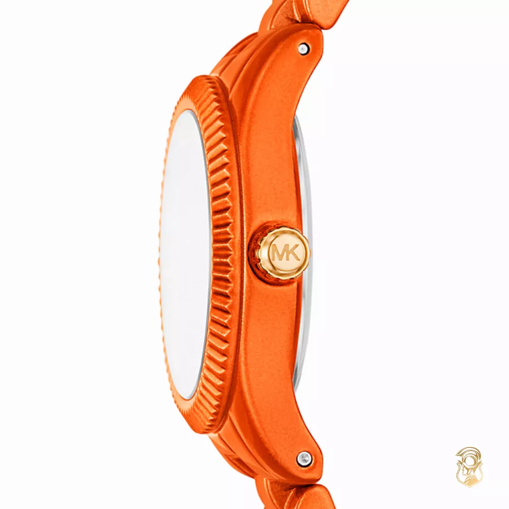 Michael Kors Limited-Edition Petite Lexington Orange-Tone Watch 26mm