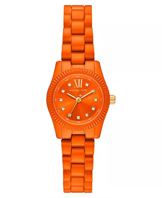 Michael Kors Limited-Edition Petite Lexington Orange-Tone Watch 26mm