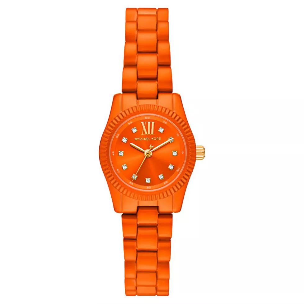 Michael Kors Limited-Edition Petite Lexington Orange-Tone Watch 26mm