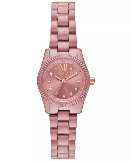 Michael Kors Limited-Edition Petite Lexington Pink-Tone Watch 26mm