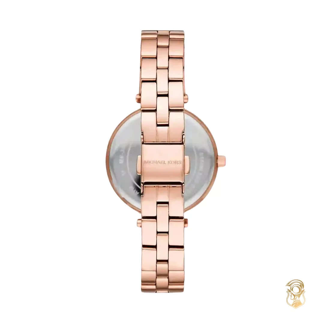 Michael Kors Maci Rose Gold-Tone Watch 34mm