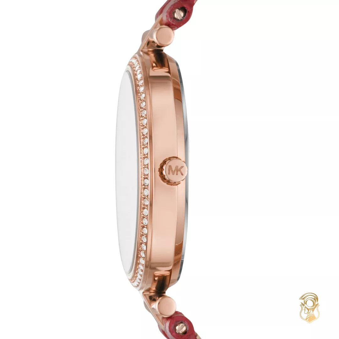 Michael Kors Maci Three-Hand Red Watch 34mm