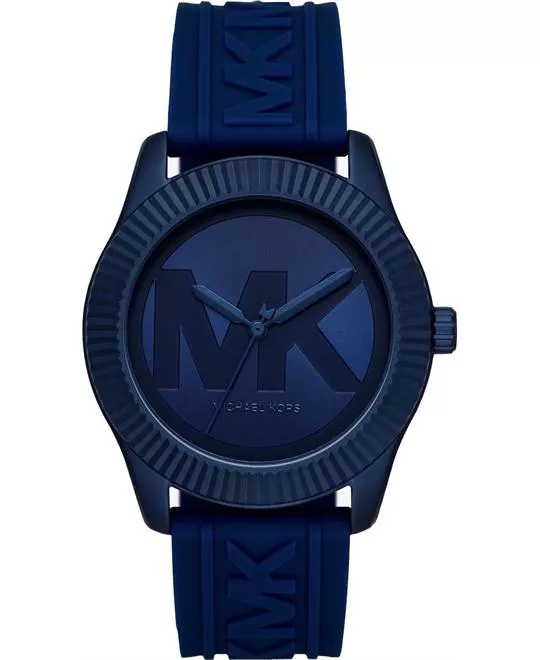 Michael Kors Maddye Navy Silicone Watch 43mm