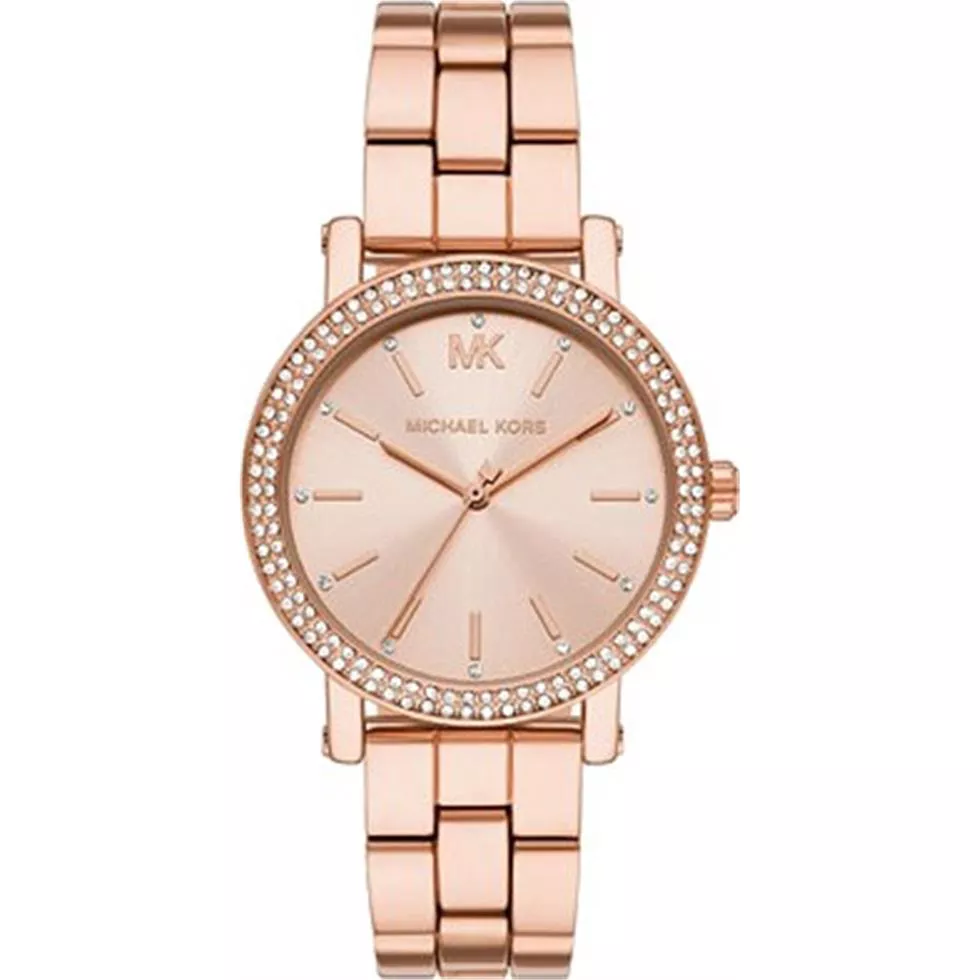 Michael Kors Maisie Rose Gold Tone Watch 37mm