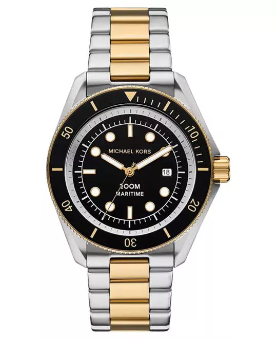 Michael Kors Maritime Three-Hand Two-Tone Stainless Steel Watch 42mm