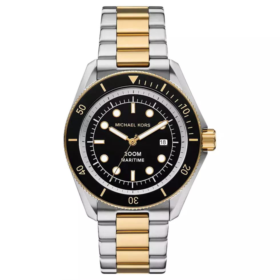 Michael Kors Maritime Three-Hand Two-Tone Stainless Steel Watch 42mm