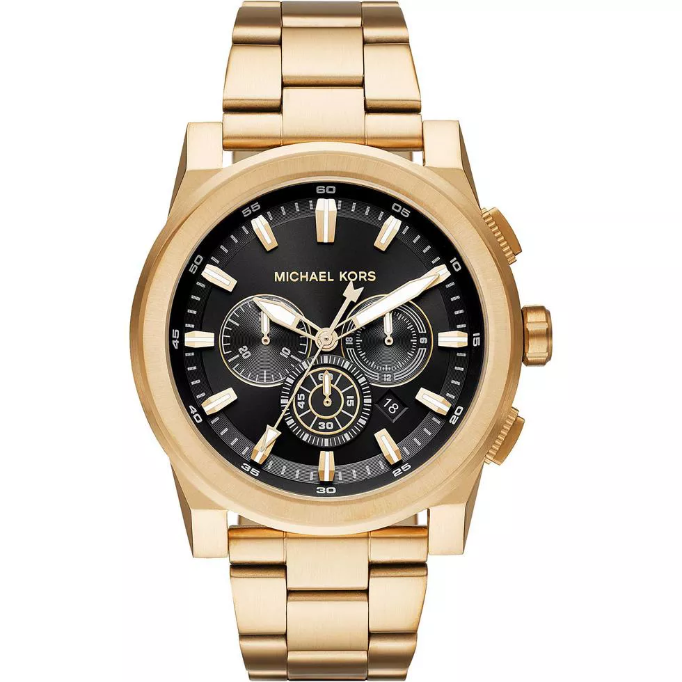 Michael Kors Grayson Gold Watch 47mm