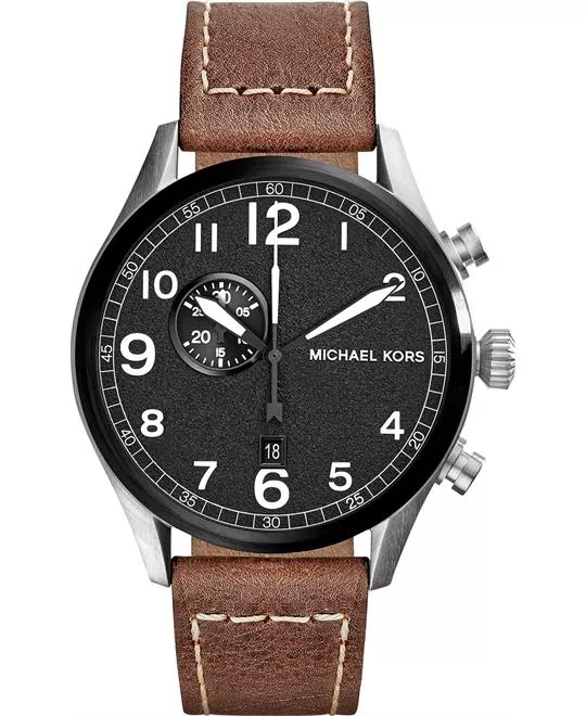 Michael Kors Hangar Brown Watch 45mm 