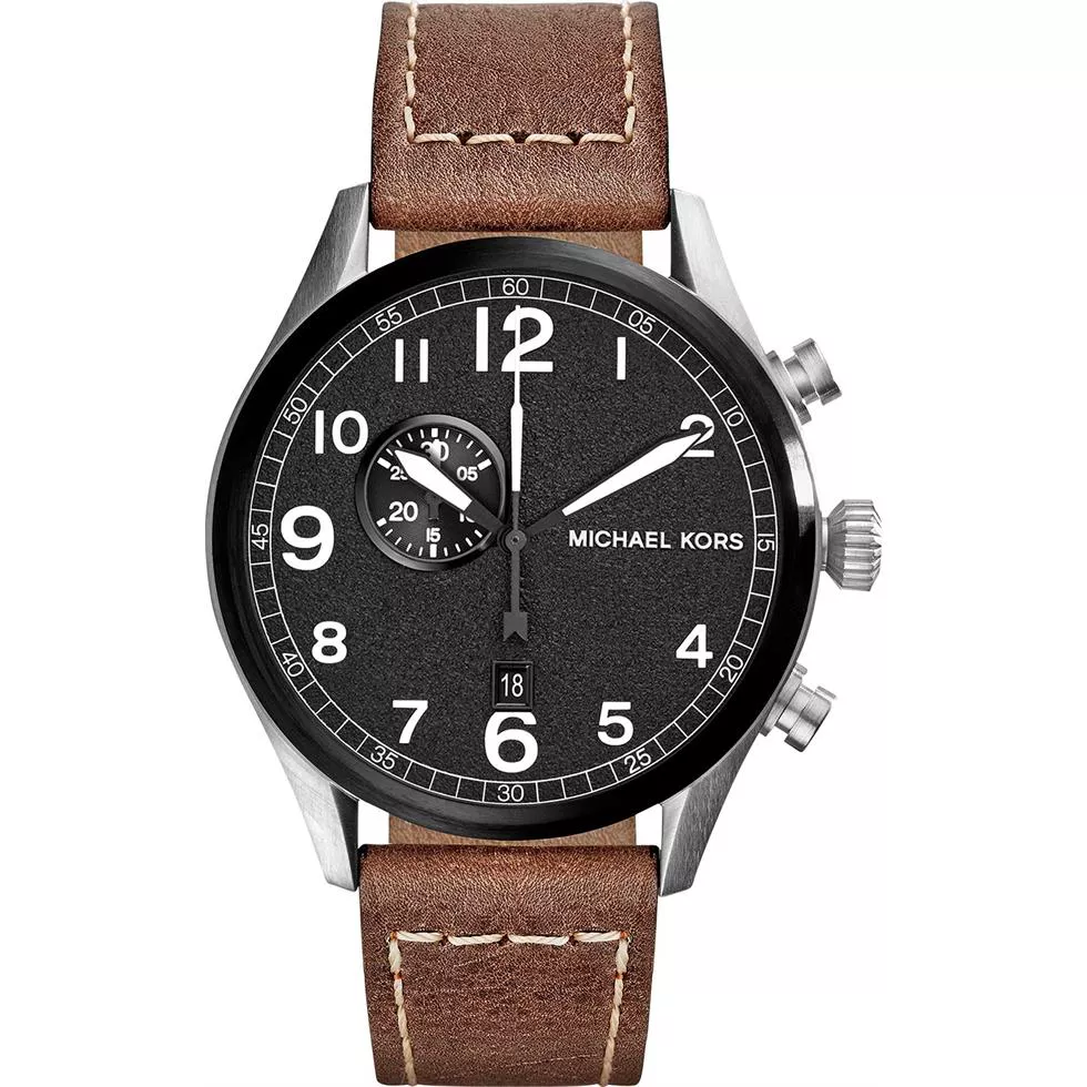 Michael Kors Hangar Brown Watch 45mm 
