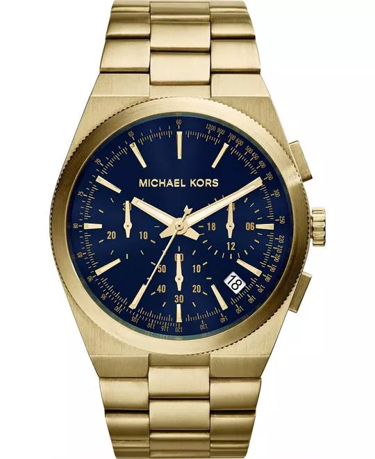 Michael Watch 44mm Tone MK8816 Layton Gold Kors