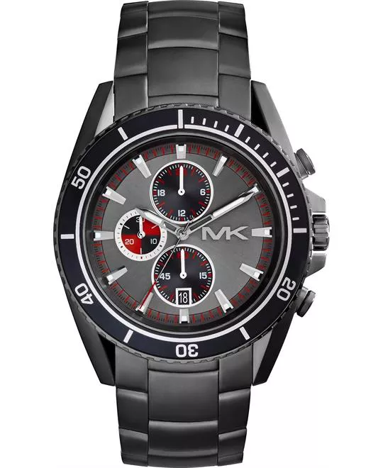 Michael Kors Jetmaster Black Ion Watch 45mm