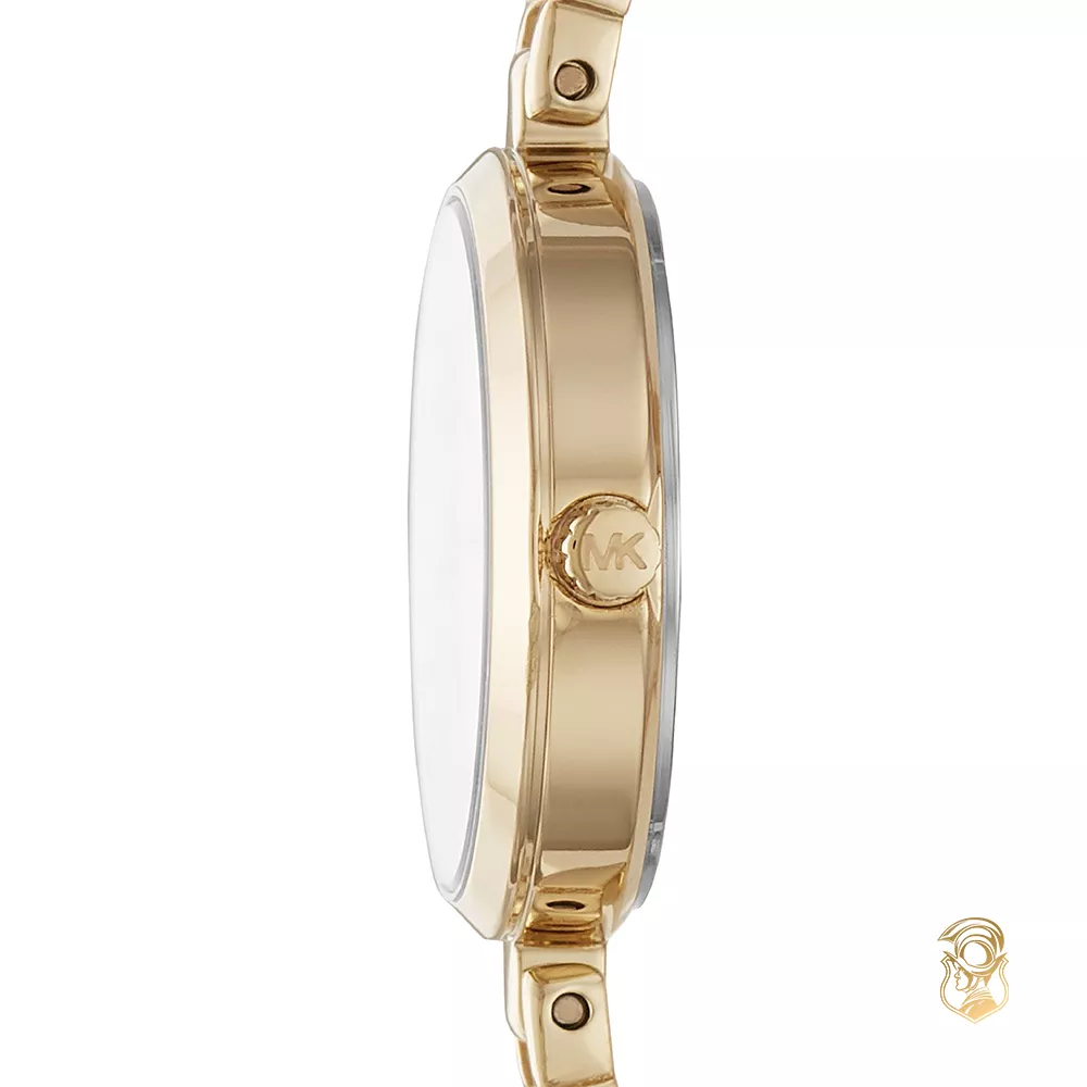 Michael Kors Mercer Gold Tone Watch 28mm