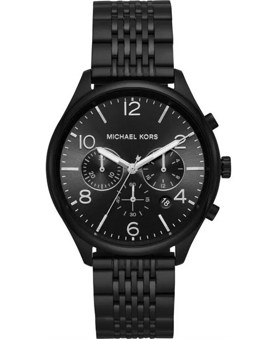 Michael Kors Merrick Black-Tone Watch 42mm