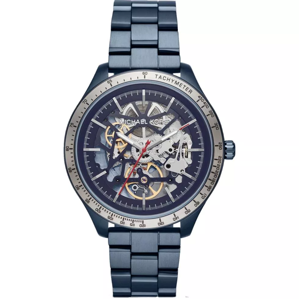 Michael Kors Merrick Blue-Tone Watch 44mm