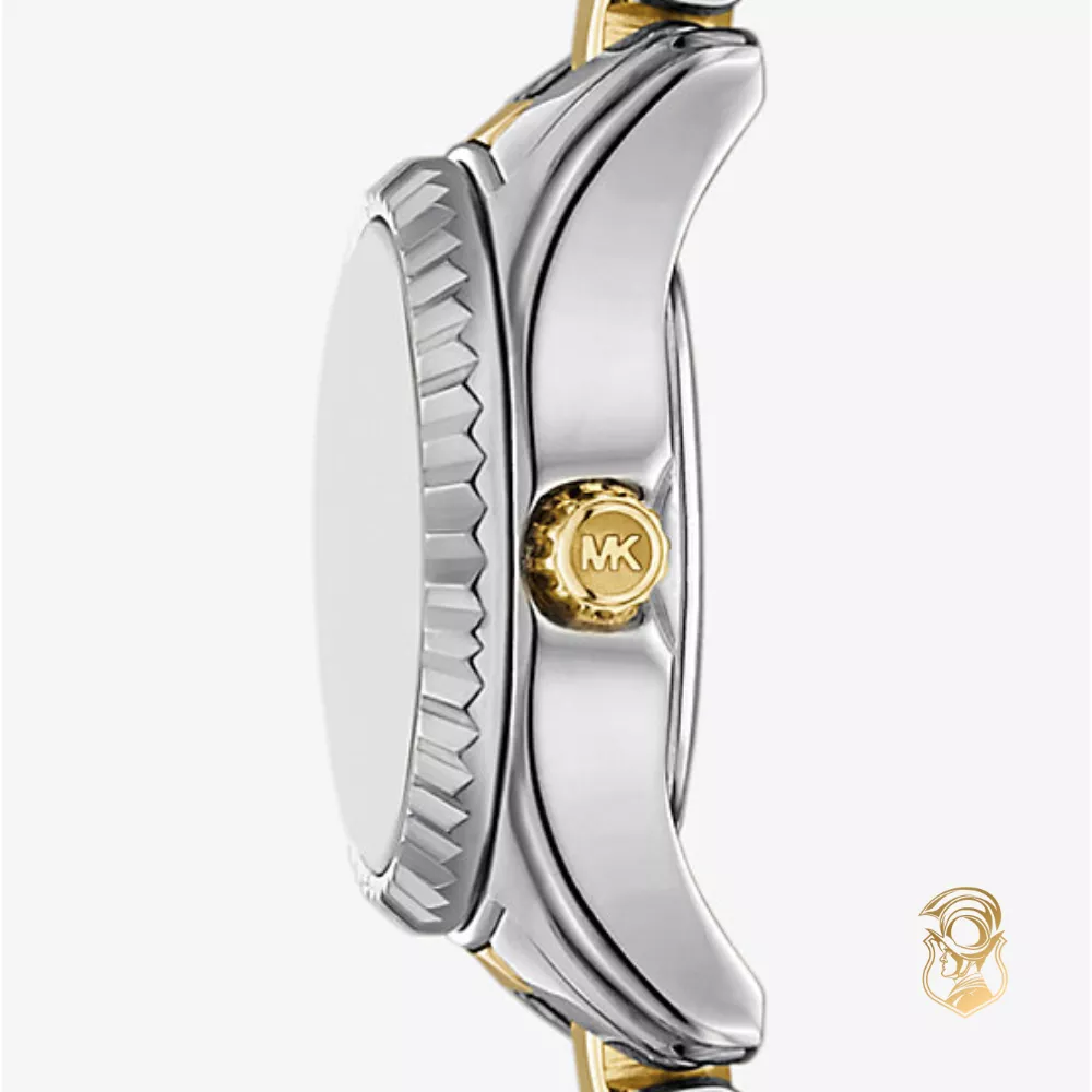 Michael Kors Micro Lexington Pavé Two-Tone Watch 13mm 