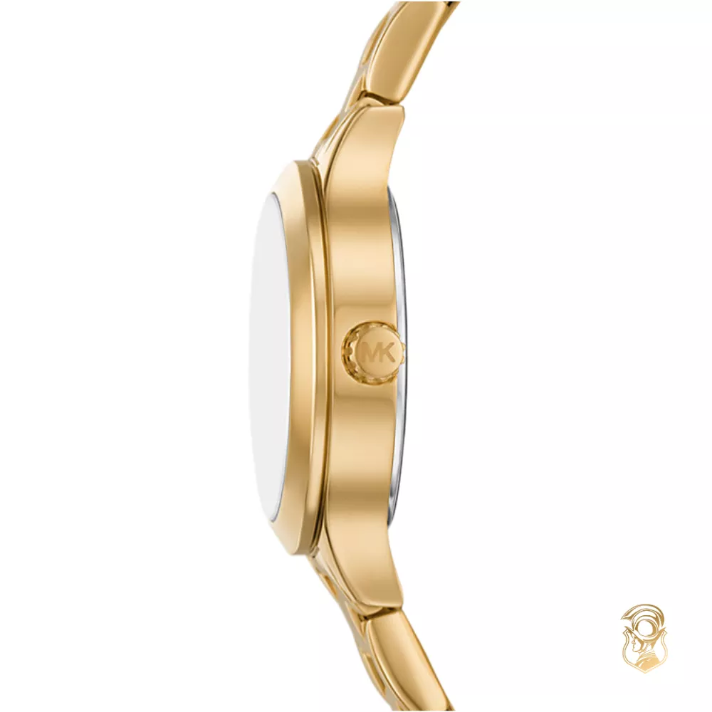 Michael Kors Mini Aspyn Gold Pavé Watch 28mm