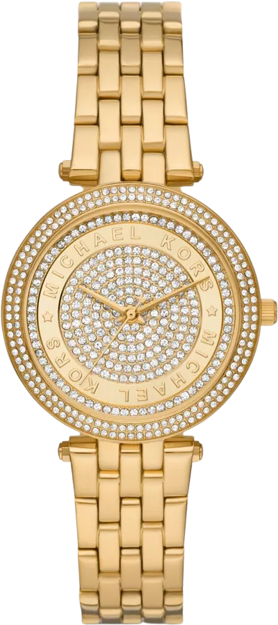 MSP: 102877 Michael Kors Mini Darci Pavé Gold-Tone Watch 34mm 6,710,000