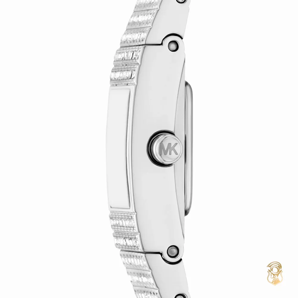 Michael Kors Mini Darrington Pavé Silver-Tone Watch 14.5mm