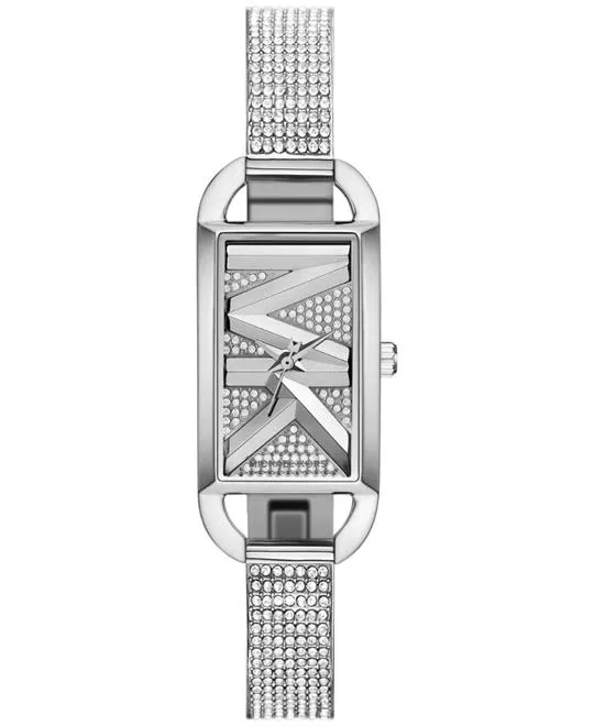 Michael Kors Empire Pavé Silver-Tone Watch 21mm