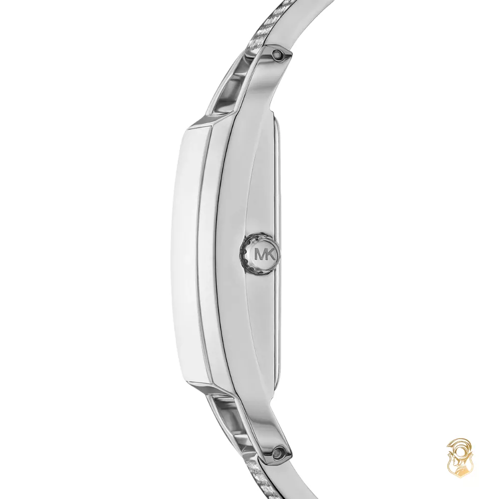 Michael Kors Empire Pavé Silver-Tone Watch 21mm