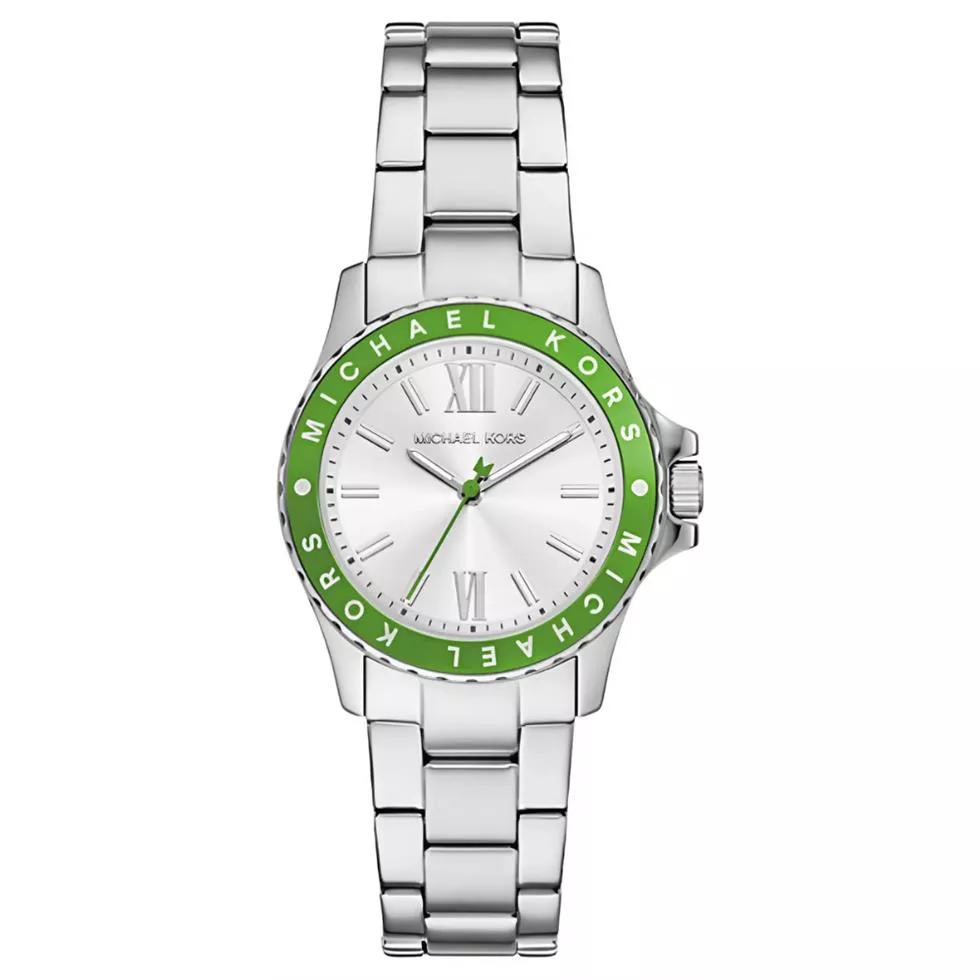 Michael Kors Mini Everest Silver-Tone Watch 33mm