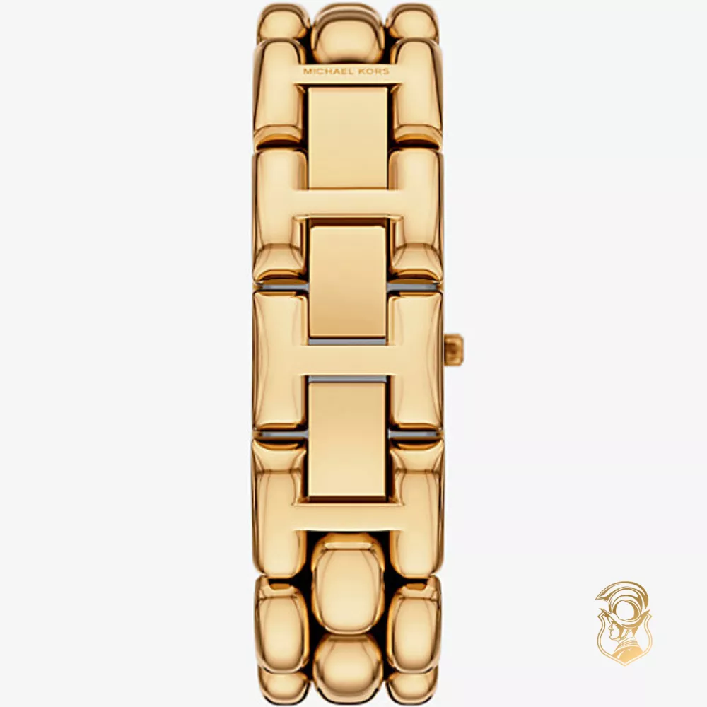 Michael Kors Mini Hally Pavé Gold-Tone Watch 21mm 