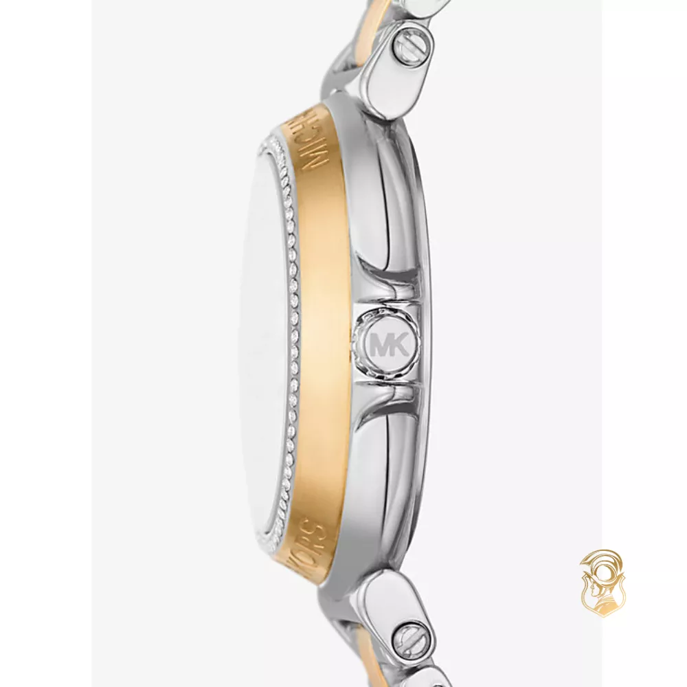 Michael Kors Mini Maren Pavé Two-Tone Watch 33mm