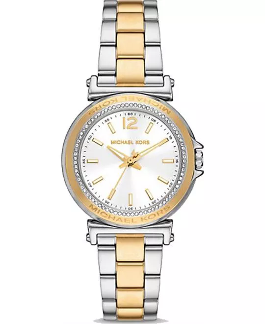 Michael Kors Mini Maren Pavé Two-Tone Watch 33mm