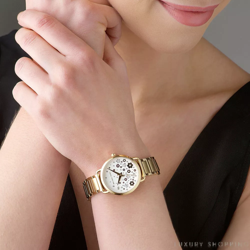 Michael Kors Mini Portia Gold-Tone Watch 32mm