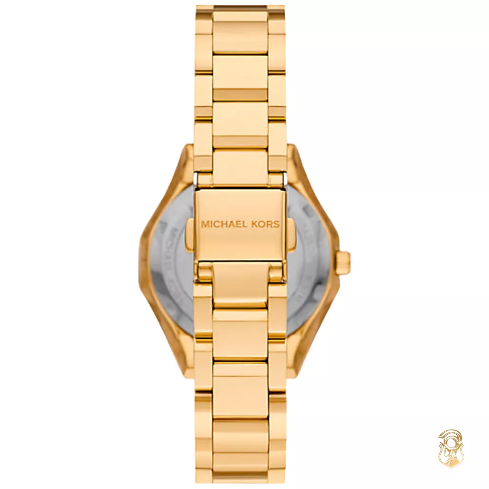 Michael Kors Mini Raquel Pavé Gold-Tone Watch 32mm