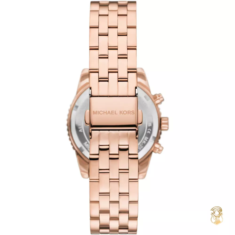 Michael Kors Mini Ritz Pavé Rose Gold-Tone Watch 35mm