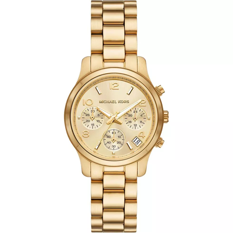 Michael Kors Runway Gold-Tone Watch 34mm