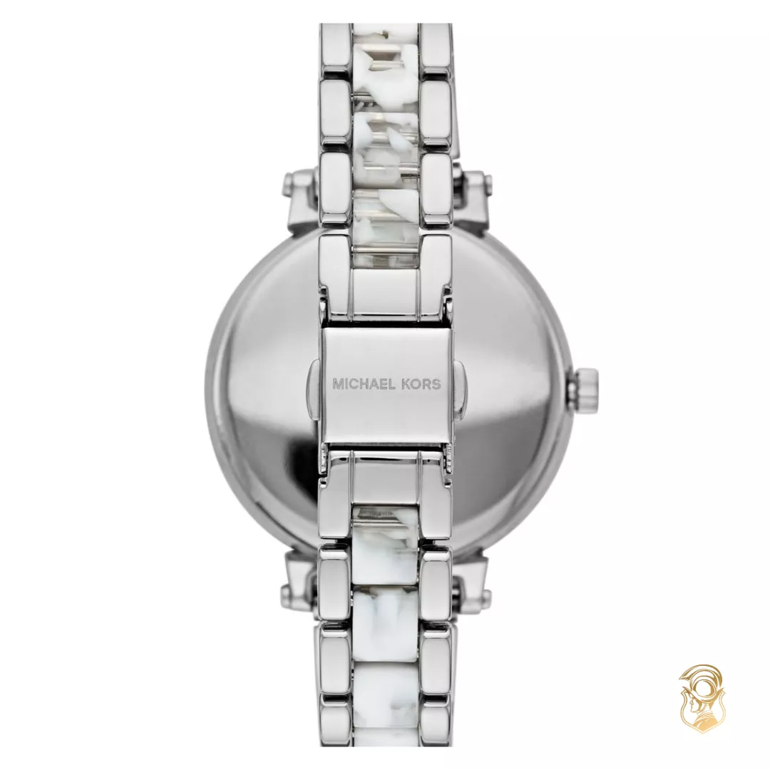 Michael Kors Mini Sofie Pavé Silver Watch 36mm