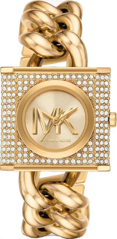 MSP: 102973 Michael Kors MK Chain Lock Three-Hand Watch 25MM 6,830,000