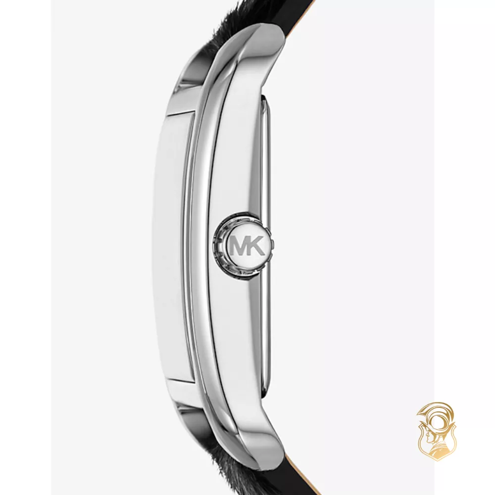 Michael Kors Monroe Leopard Print Calf Hair Watch 40mm