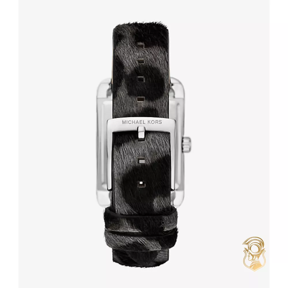 Michael Kors Monroe Leopard Print Calf Hair Watch 40mm