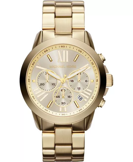 Michael Kors Bradshaw Gold Tone Watch 40mm