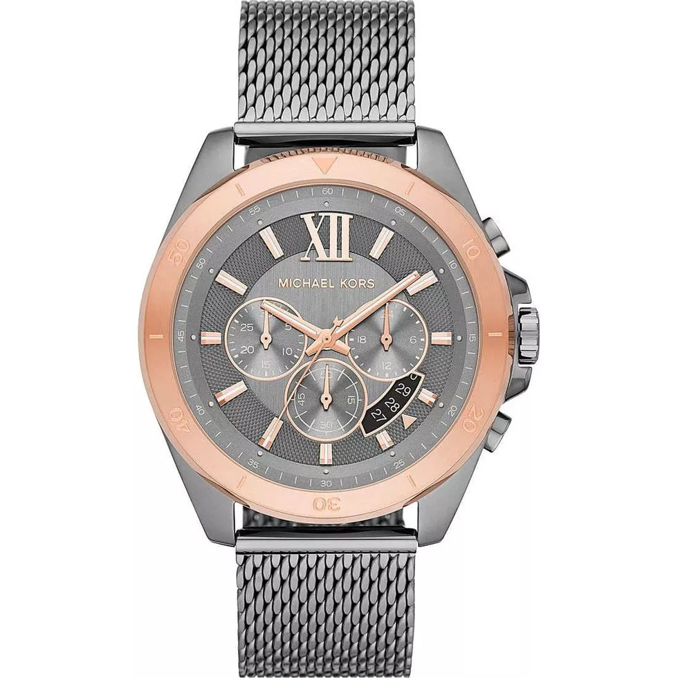 Michael Kors Brecken Gunmetal Watch 45mm