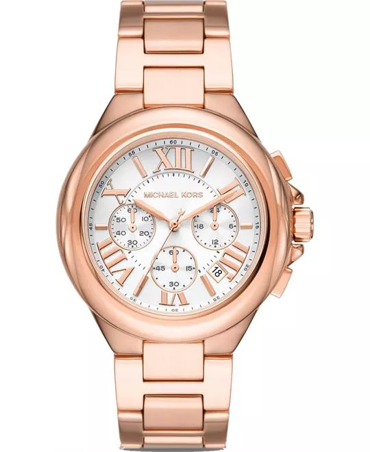 Michael Kors Camille Rose Gold-Tone Watch 45mm