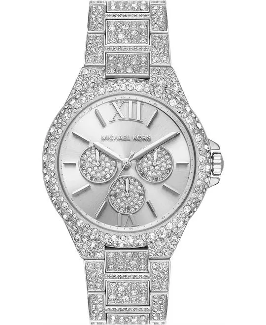 Michael Kors Camille Silver Tone Watch 42mm
