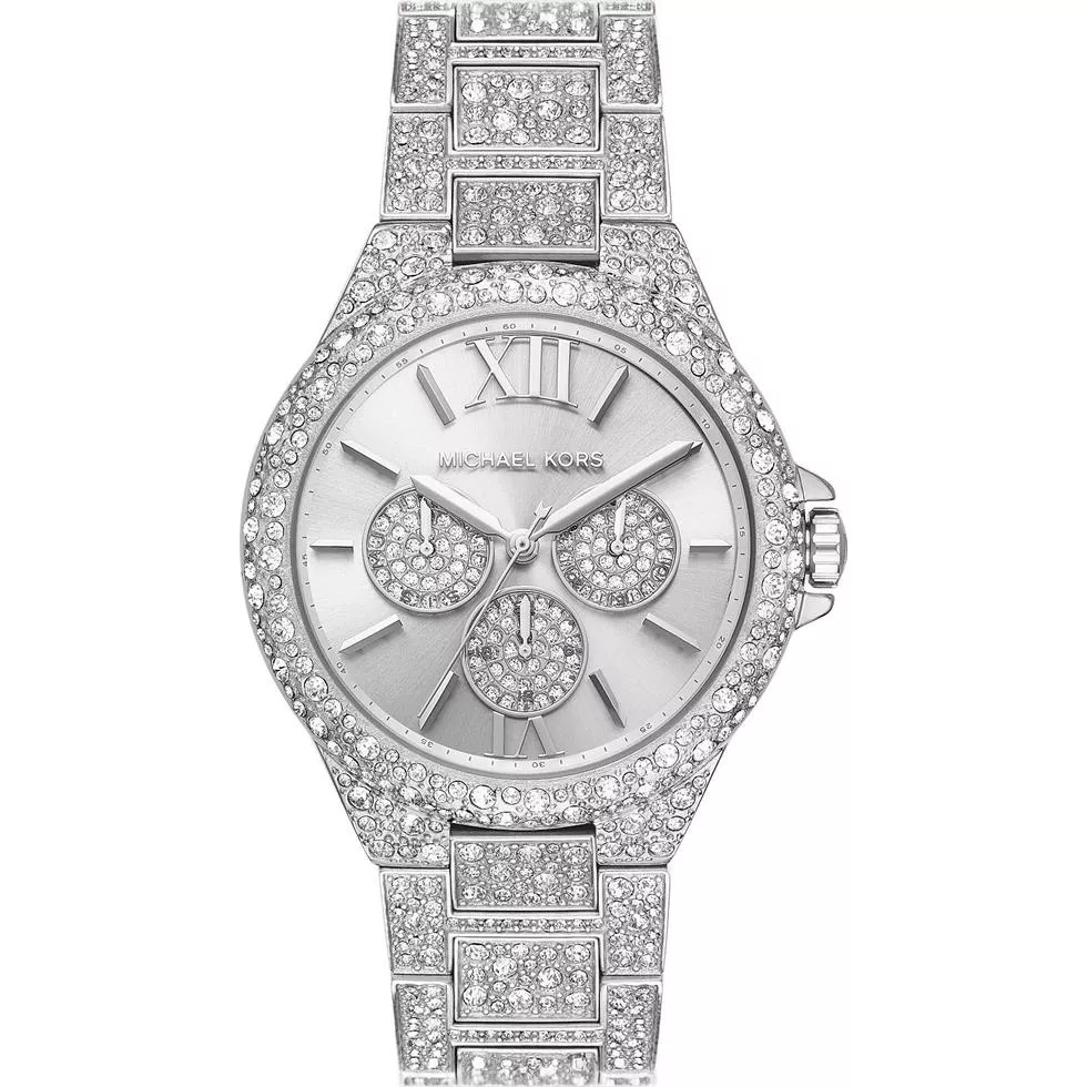 Michael Kors Camille Silver Tone Watch 42mm