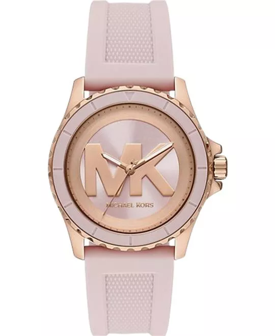 Michael Kors Oversized Everest Rose Gold-Tone Watch 43mm